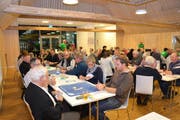 Das Ambiente in der Schlossschür Willisau gefiel den Jasserinnen und Jassern. (Bild: Claudia Surek)