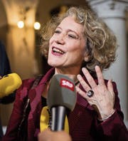 Corine Mauch kommt in allen Kreisen auf das jeweils beste Ergebnis. Insgesamt konnte sie 6 (Bild: Ennio Leanza/Keystone)