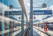 Der Bahnhof Altdorf wird zum neuen Kantonsbahnhof für Uri ausgebaut. (Bild: Angel Sanchez)