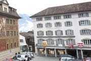 Das «Wysse Rössli» mitten in Schwyz. (Bild: Archiv LZ)