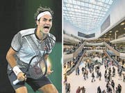 Zentralschweiz Aufsteller des Jahres 2017: Tennis: Roger Federer im Siegesrausch: Im Final des Australian Open gewinnt er gegen den Spanier Rafael Nadal. Mall of Switzerland: Die Leute strömen in Scharen an die Eröffnung des Ebikoner Einkaufszentrums. Kino: Die Luzerner Lukas Hobi (rechts) und Reto Schaerli produzieren den erfolgreichsten Schweizer Film des Jahres. (Bilder: Lukas Coch / Keystone, Dominik Wunderli, Eveline Beerkircher)