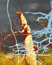 Mythische Natur: Gemälde aus dem «Zyklus Wildenstein» des Basler Künstlers Markus Gadient. (Bild: PD)