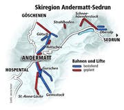 Skiregion Andermatt-Sedrun. (Bild: Janina Noser)