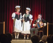 Die Geschwister Rymann in der Chärnshalle Rothenburg. (Bild: Dominik Wunderli (3. November 2017))