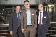 Von links: Marcel Reichmuth, Patrik Rust und Stephan Marty, alle ewl energie wasser luzern.