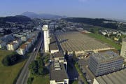 Blick aufs Areal von Schindler in Ebikon. (Bild René Meier)