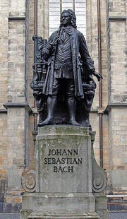 Der Meister des Barocks fasziniert mehr denn je. Bach-Denkmal in Leipzig. (Bild: Andreas Faessler)