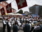 Die Baarer Bevölkerung feiert den 1. August. (Bild: Stefan Kaiser (Baar, 1. August 2016))