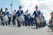 Siegt in der Kategorie Parademusik, Brass Band Kategorie 3: Musikgesellschaft Wauwil. (Bild Dominik Wunderli)