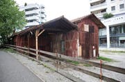 Steht zum Verkauf: Lokremise in Kriens. (Bild: PD)