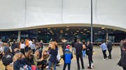 Die Mall of Switzerland wurde abgesperrt. (Bild: Radio-Pilatus-Hörer)