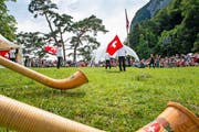 Die 1.-August-Feier auf dem Rütli ist immer wieder Gegenstand politischer Diskussionen. Im Bild: die Bundesfeier 2015. (Bild Roger Grütter)