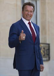 Arnold Schwarzenegger (69). (Bild: EPA/IAN LANGSDON)