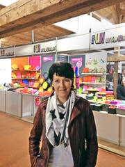 Ruth Henauer (58) kommt aus Dietwil (AG). Bild: Julian Feldmann (Zug, 23. Oktober 2016)