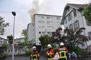 Beim Brand kam eine Frau ums Leben. (Bild: Leserreporter Stefan Rüttimann)