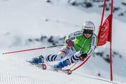 Fährt neu für Stöckli: Viktoria Rebensburg beim Training am 6. Mai im Kaunertal / Österreich. (Bild: PD)