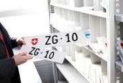 Für «ZG 10» ist in der ersten Auktion des Strassenverkehrsamts am meisten gezahlt worden. (Bild: Stefan Kaiser (Steinhausen, 12. Februar 2018))