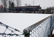Die Anlage des TC Zug liegt jetzt noch im Winterschlaf. (Bild Stefan Kaiser/Neue ZZ)