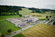 In der Feuerwerksfabrik Bugano in Beromünster kam es heute Mittwoch zu einem Brand. (Bild: Pius Amrein/LZ, 05.07.2014)