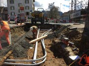Einbau der Werkleitungen (Bild: PD)