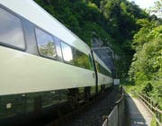 Die Gotthard Bahnstrecke war am Sonntag für zwei Stunden unterbrochen. (Bild: Archiv / Luzernerzeitung.ch)