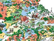 Die Passepartout-Freizeitideen sind bunt und vielfältig, wie der Kartenausschnitt zeigt.