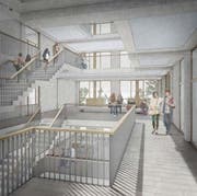 Innenansicht des Siegerprojekts Clipper (Bild: Visualisierung: PD)