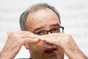 Heikles Dossier: Verteidigungsminister Guy Parmelin will neue Kampfjets für die Schweizer Armee beschaffen. (Bild: Peter Klaunzer/Keystone (9. März 2018))