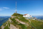 Der markante Sendeturm auf Rigi-Kulm soll Besuchern zugänglich gemacht werden. (Bild: pd)