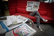 Die acht Luzerner Regierungsratskandidaten haben in den letzten vier Wochen in zehn Zeitungen 260 Inserate geschaltet. (Bild Pius Amrein)