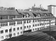 Der erste Standort des früheren Technikums in der Luzerner Sentimatt (1958). (Bild: Archiv Hochschule Technik und Architektur)