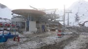 Die Bauarbeiten bei der Talstation der neuen Eisee-Sesselbahn sind in vollem Gang. (Bild: PD)