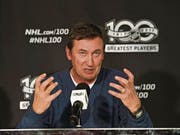 Wayne Gretzky, NHL-Jahrhundert-Botschafter: «So vieles, was ich in meinem Leben habe, verdanke ich dem Eishockey und der National Hockey League.» (Bild: Nathan Denette / AP)