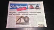 Die Lokalzeitung «Die Heimat» ist am Donnerstag das letzte Mal erschienen. (Bild: red)