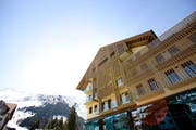 Die Baustelle des Hotels Chedi, das anfangs Dezember eröffnet werden soll. (Bild: Manuela Jans / Neue LZ)