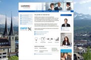 So sieht die neue Website für Jungunternehmer aus. (Bild: Screenshot startups-luzern.ch)