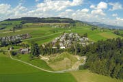 Ein Blick aus der Vogelperspektive auf die Gemeinde Buttisholz. (Bild: René Meier / Luzernerzeitung.ch)