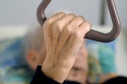 Patient in einem Luzerner Pflegeheim. (Bild: Pius Amrein / Neue LZ)