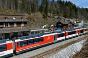 Über den Brünig fahren Anfang April keine Züge. Es verkehren Ersatzbusse. (Bild: Keystone)