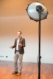 Der Berner Nationalrat Christian Wasserfallen bei einem Fototermin an der Delegiertenversammlung der FDP Schweiz im Januar. (Bild: Keystone/Urs Flüeler)