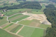 Beginn der Deponie in Küssnacht, Stand nach circa einem Jahr (Bild: PD)