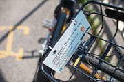 Solche Velos der Firma O-Bike wird es zumindest vorerst in Luzern nicht geben. (Bild: Ennio Leanza/Keystone (Zürich, 20. Juli 2017))