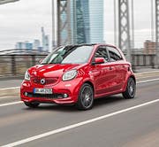 Auch als Vierplätzer (Smart Brabus forfour) voll und ganz ein Smart.