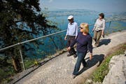 Der Felsenweg auf dem Bürgenstock öffnet am Samstag wieder für Wanderer und Ausflügler. (Bild: Archiv Neue NZ)