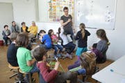 Ein Blick in eine Zentrralschweizer Volksschule. (Bild: PD Rosemarie Bugmann)