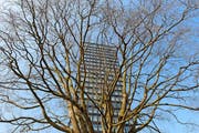 Der Park Tower in Zug. (Bild: Dominik Hodel)
