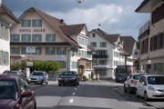 Blick ins Zentrum von Schüpfheim. (Bild: Nadia Schärli (Schüpfheim, 18. April 2017))