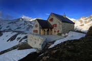 Der von einer Lawine erfasste Skitourenfahrer war auf dem Weg zur Rotondohütte. (Bild: pd)