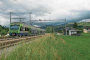 Wird ab Dezember bis nach Willisau verlängert: die S-Bahn-Linie 61 von Luzern nach Schachen. (Bild: Dominik Wunderli (Schachen, 15. Juni 2016))