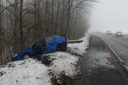 Die Unfallstelle beim Talacher in Baar. (Bild: Zuger Polizei)